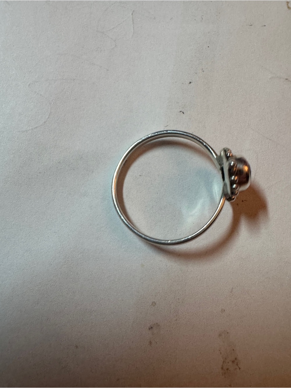 Sterling Silver Smoky Quartz Oval Ring size 8 - Picture 2 of 4